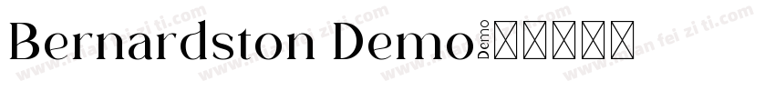 Bernardston Demo字体转换